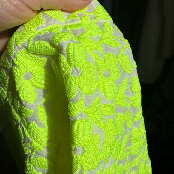 J Crew neon embroidered miniskirt - Picture 6 of 9